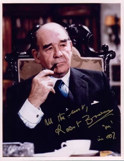 Robert Brown autograph