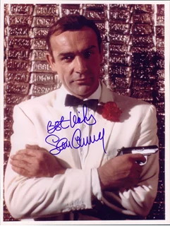 Sean Connery autograph