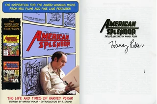 Harvey Pekar autograph