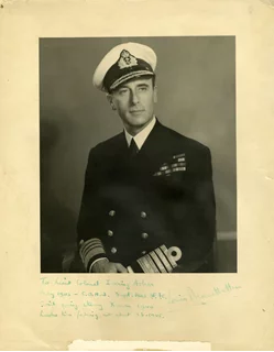 Mountbatten of Burma autograph