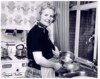 Margaret Thatcher autograph