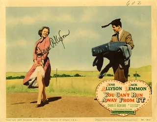 June Allyson autograph