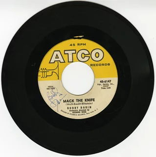 Bobby Darin autograph