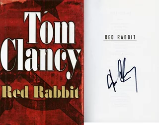 Tom Clancy autograph
