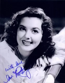 Ann Rutherford autograph