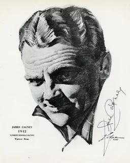 James Cagney autograph