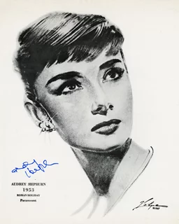 Audrey Hepburn autograph