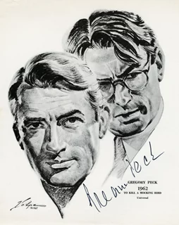 Gregory Peck autograph