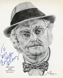 Art Carney autograph