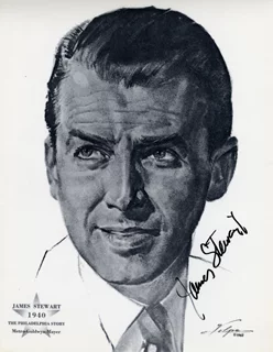 James Stewart autograph