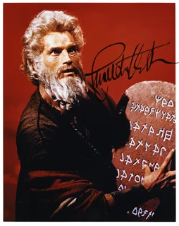 Charlton Heston autograph
