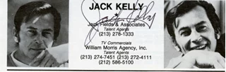 Jack Kelly autograph