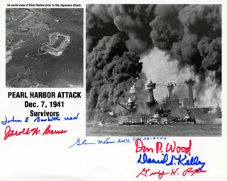 Pearl Harbor Survivors autograph
