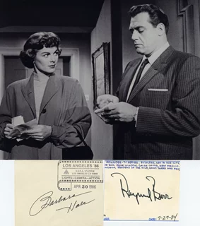 Perry Mason autograph
