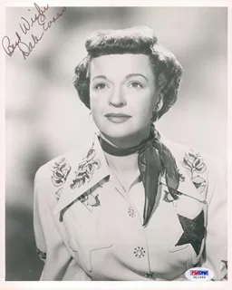 Dale Evans autograph