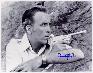 Christopher Lee autograph