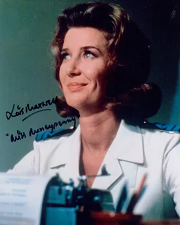 Lois Maxwell autograph