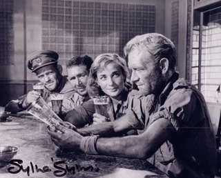 Sylvia Syms autograph