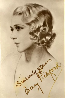 Mary Pickford autograph