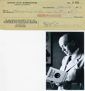 Edgar Rice Burroughs autograph