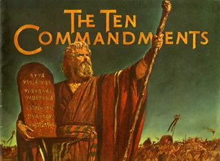 The Ten Commandments autograph
