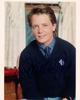 Michael J. Fox autograph