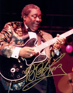 B.B. King autograph