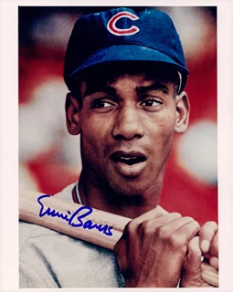 Ernie Banks autograph