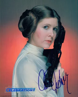 Carrie Fisher autograph