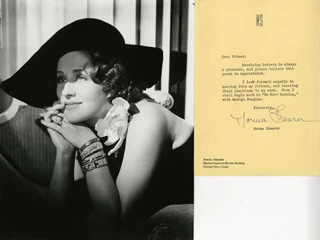 Norma Shearer autograph