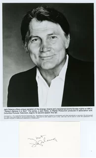Jack Palance autograph