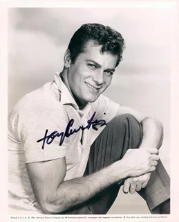 Tony Curtis autograph