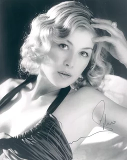 Rosamund Pike autograph