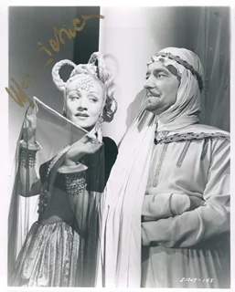 Marlene Dietrich autograph