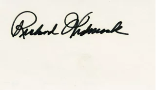 Richard Widmark autograph