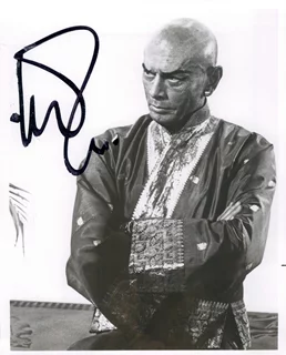 Yul Brynner autograph
