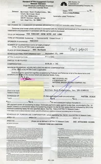 Harrison Ford autograph