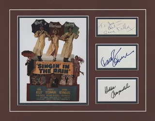 Singin' In The Rain autograph