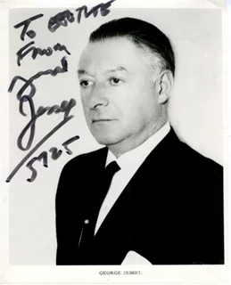 George Jessel autograph