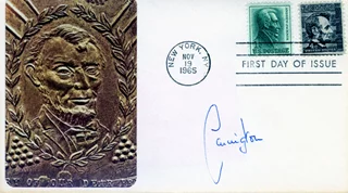 Lord Carrington autograph