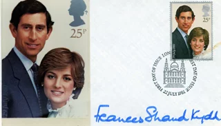 Frances Shand Kydd autograph