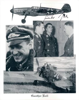 Gunther Rall autograph