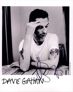 David Gahan autograph