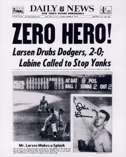 Don Larsen autograph