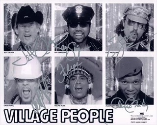Village People autograph