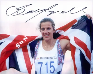 Sally Gunnell autograph
