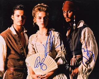 Pirates of The Caribbean autograph