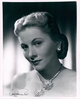 Joan Fontaine autograph