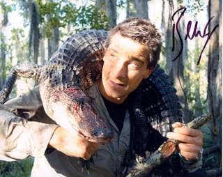 Bear Grylls autograph