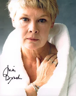 Judi Dench autograph
